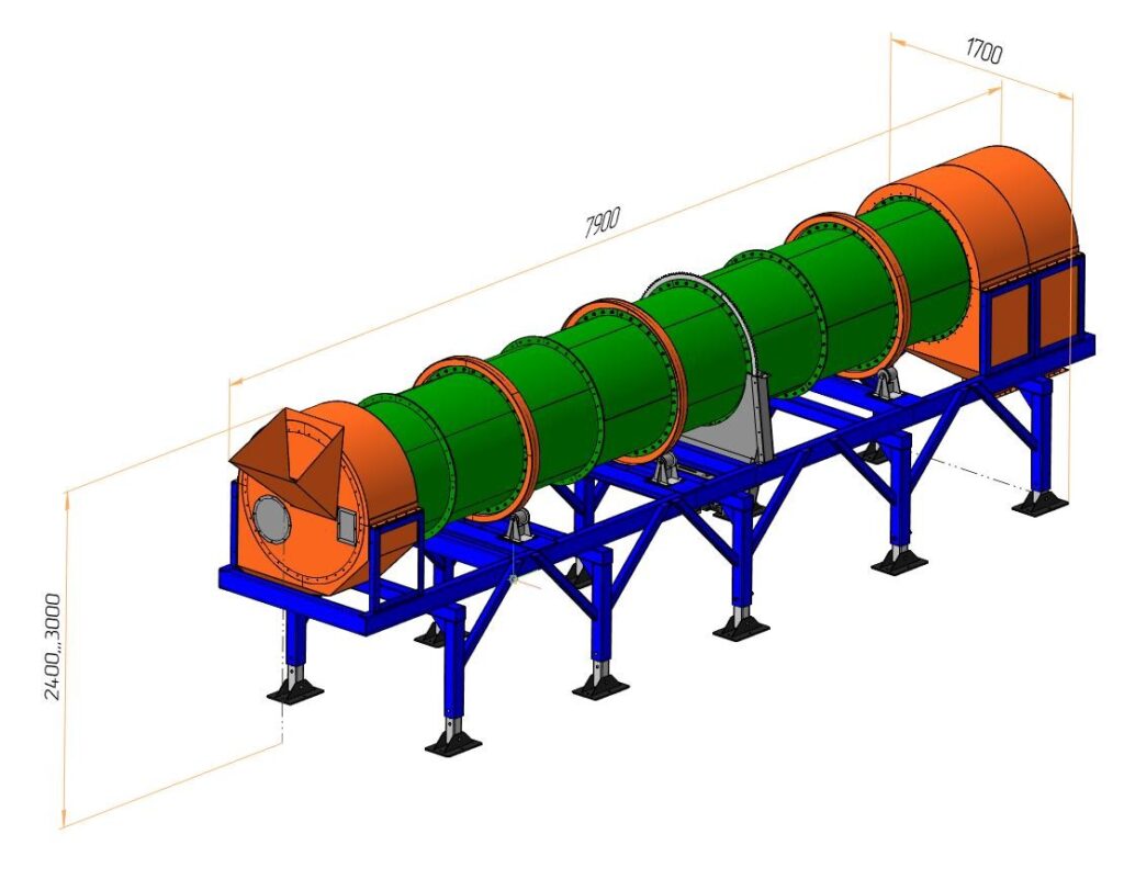 БАРАБАННАЯ СУШКА «БСП-7»