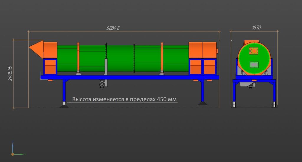 БАРАБАННАЯ СУШКА «БСП-7»